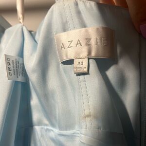 Azazie Light Blue Dress